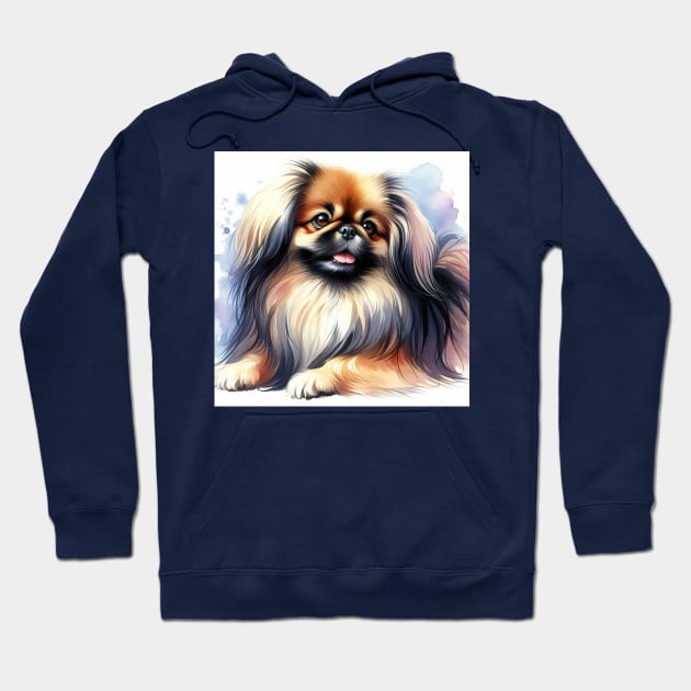 Pekingese Dog Hoodie by KayBeeTees